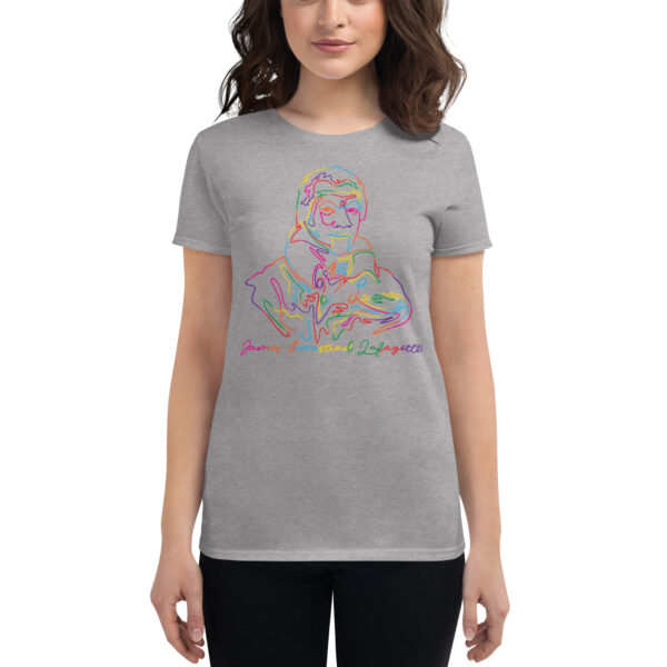 James Armistead Lafayette: Fitted Women's T-Shirt - Color Logo - Image 7