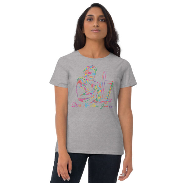 Loïs Mailou Jones: Fitted Women's T-Shirt - Color Logo - Image 6
