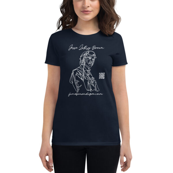 Jesse Leroy Brown Interactive Women's Tee - White - Image 2