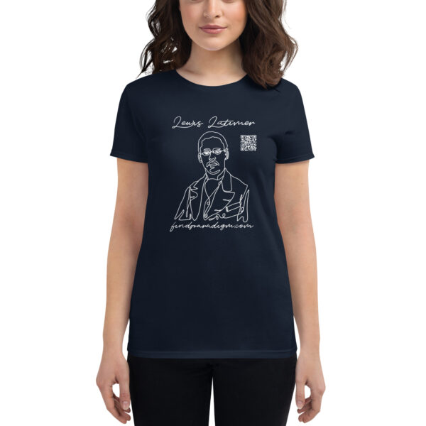 Lewis Latimer Interactive Women's Tee - White - Image 2