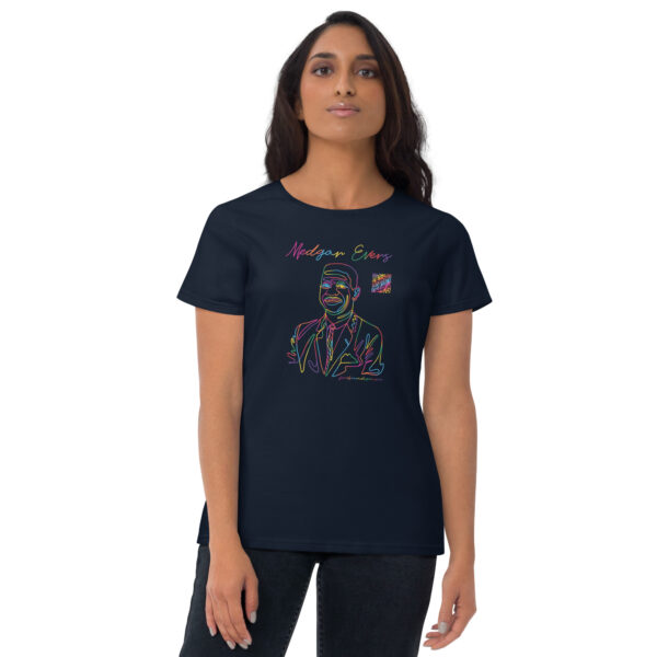 Medgar Evers Interactive Women's Tee - Image 2