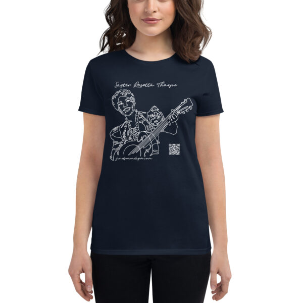 Sister Rosetta Tharpe Interactive Women's Tee - White - Image 2