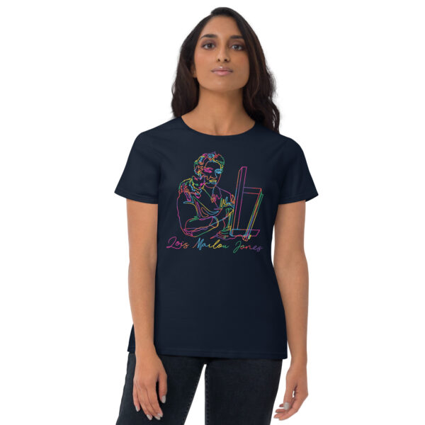Loïs Mailou Jones: Fitted Women's T-Shirt - Color Logo - Image 5