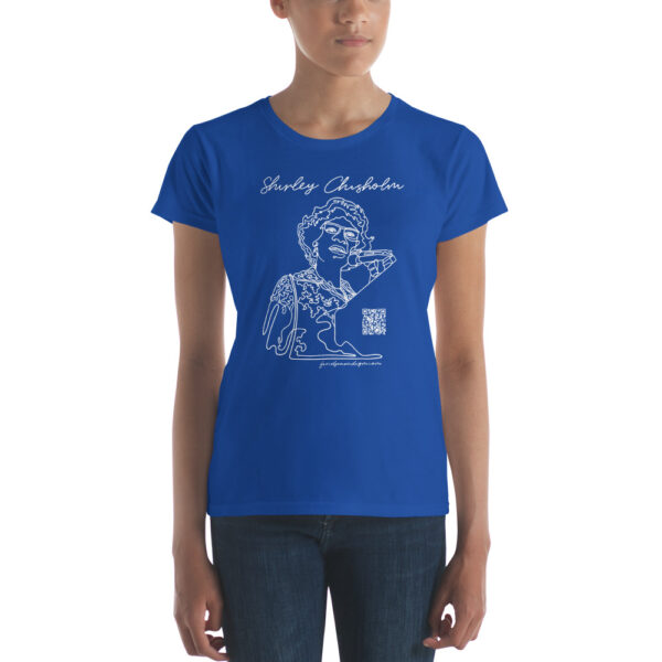 Shirley Chisholm Interactive Women's Tee  - White - Image 5