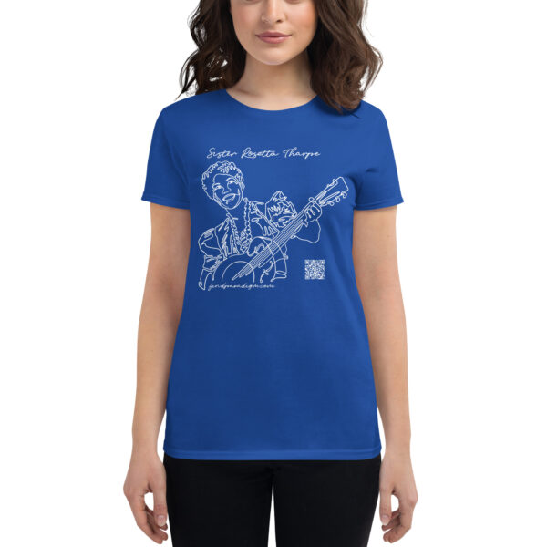 Sister Rosetta Tharpe Interactive Women's Tee - White - Image 5