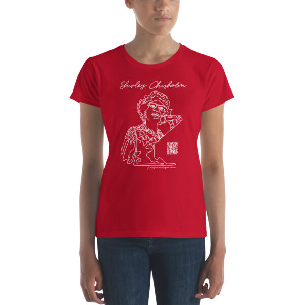 Shirley Chisholm Interactive Women's Tee  - White - Image 4