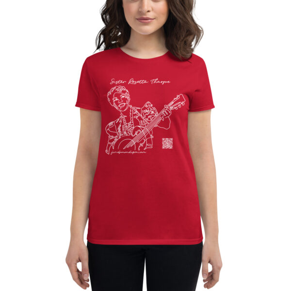 Sister Rosetta Tharpe Interactive Women's Tee - White - Image 4