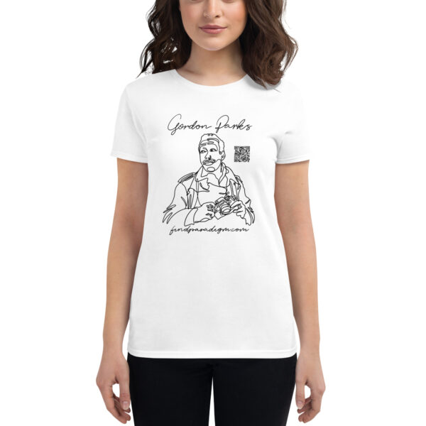 Gordon Parks Interactive Women's Tee - Black
