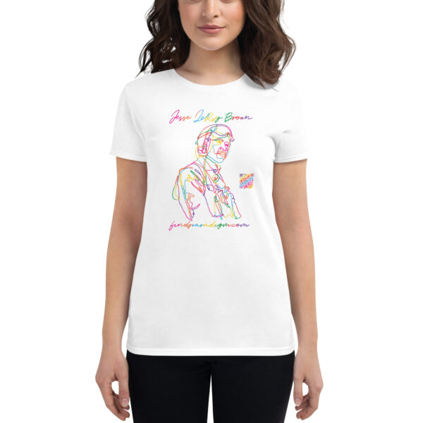 Jesse Leroy Brown Interactive Women's Tee - Image 4