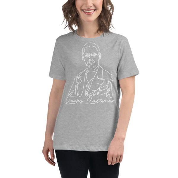 Lewis Latimer: Relaxed T-Shirt - White Logo