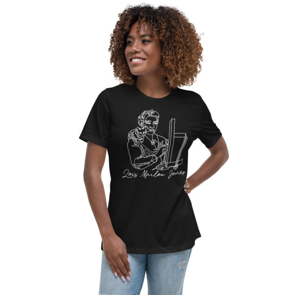 Loïs Mailou Jones: Relaxed T-Shirt - White Logo - Image 5