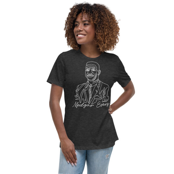 Medgar Evers: Relaxed T-Shirt - White Logo - Image 6