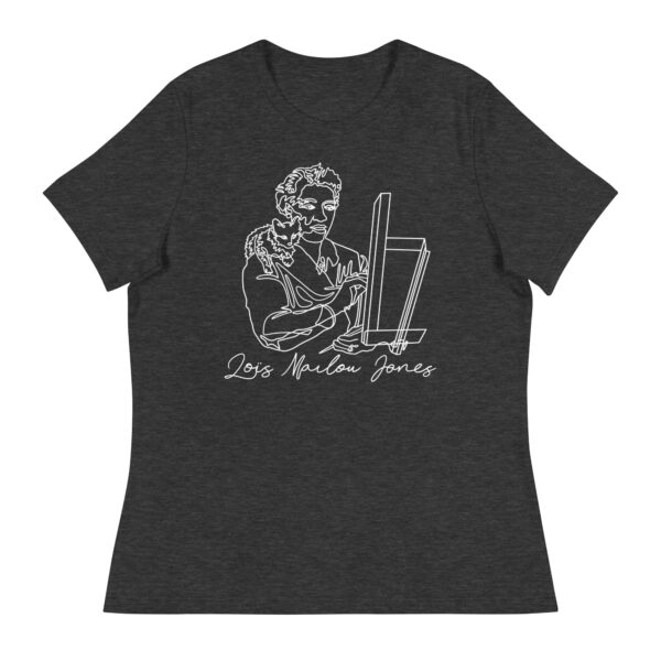 Loïs Mailou Jones: Relaxed T-Shirt - White Logo - Image 2