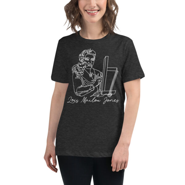 Loïs Mailou Jones: Relaxed T-Shirt - White Logo - Image 3