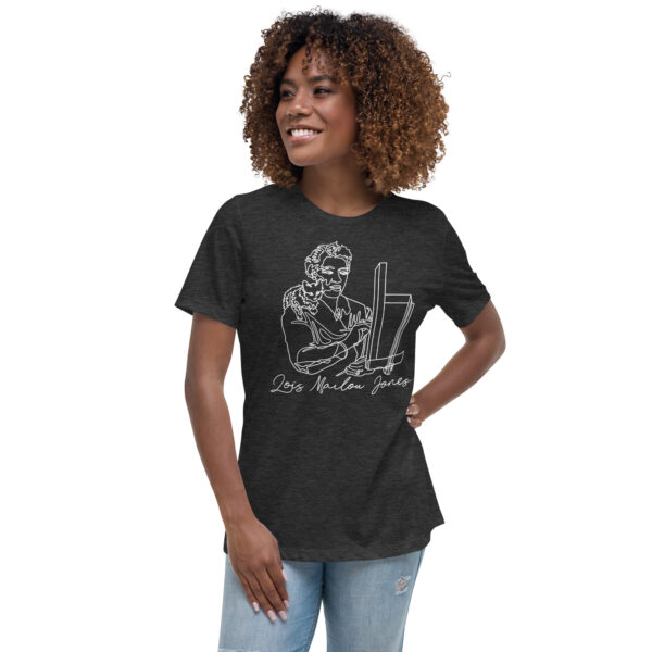 Loïs Mailou Jones: Relaxed T-Shirt - White Logo - Image 6