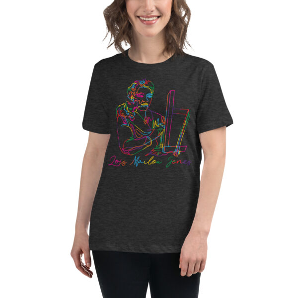 Loïs Mailou Jones: Relaxed T-Shirt - Colorful Logo - Image 5