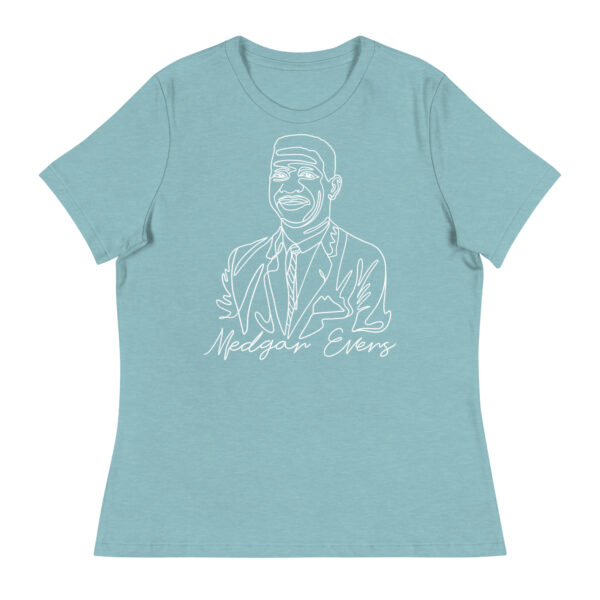 Medgar Evers: Relaxed T-Shirt - White Logo - Image 2