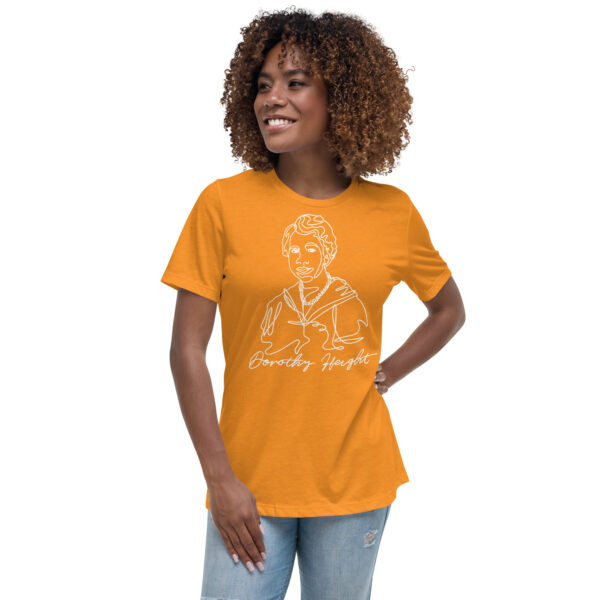 Dorothy Height: Relaxed T-Shirt - White Logo - Image 10