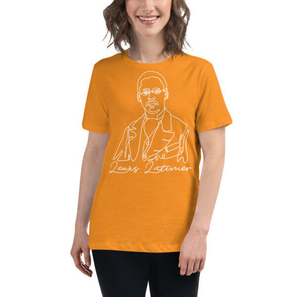 Lewis Latimer: Relaxed T-Shirt - White Logo - Image 11
