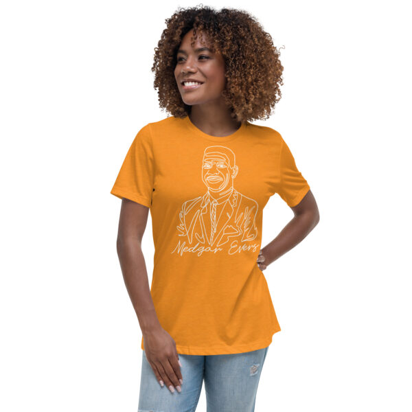 Medgar Evers: Relaxed T-Shirt - White Logo - Image 11