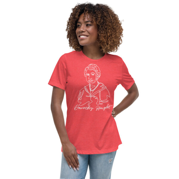 Dorothy Height: Relaxed T-Shirt - White Logo - Image 6