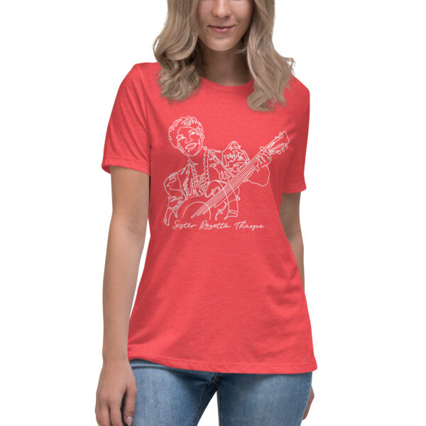 Sister Rosetta Tharpe: Relaxed T-Shirt - White Logo - Image 8