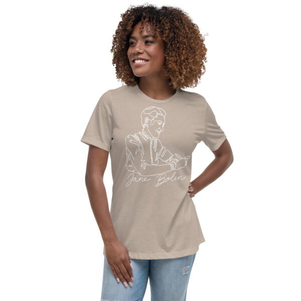 Jane Bolin: Women's Relaxed Shirt - White Logo - Image 14
