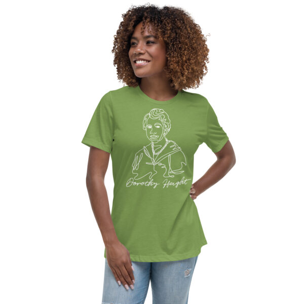 Dorothy Height: Relaxed T-Shirt - White Logo - Image 9