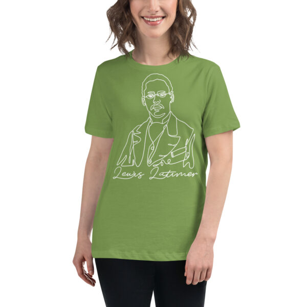 Lewis Latimer: Relaxed T-Shirt - White Logo - Image 10