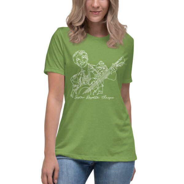 Sister Rosetta Tharpe: Relaxed T-Shirt - White Logo - Image 10