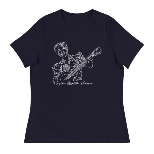 Sister Rosetta Tharpe: Relaxed T-Shirt - White Logo - Image 2
