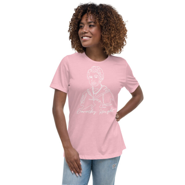 Dorothy Height: Relaxed T-Shirt - White Logo - Image 14