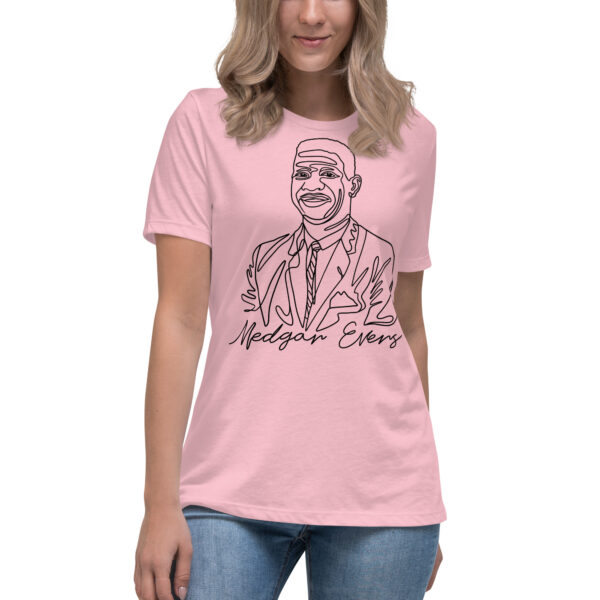 Medgar Evers: Relaxed T-Shirt - Black Logo - Image 12