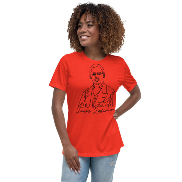 Lewis Latimer: Relaxed T-Shirt - Black Logo - Image 3