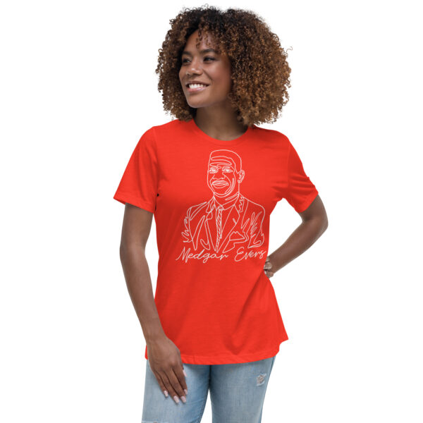 Medgar Evers: Relaxed T-Shirt - White Logo - Image 7