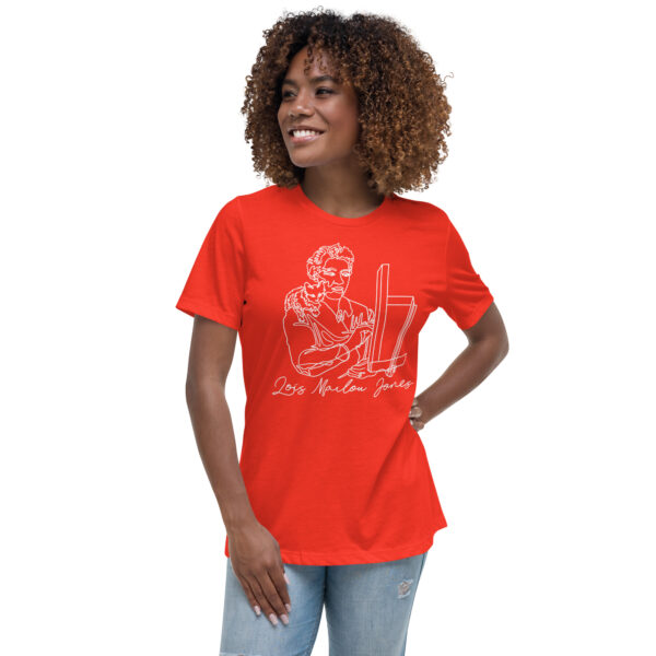 Loïs Mailou Jones: Relaxed T-Shirt - White Logo - Image 7