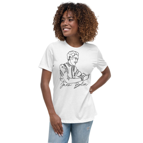 Jane Bolin: Women's Relaxed Tee - Black Logo