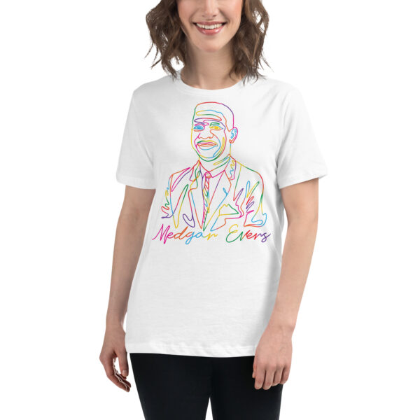 Medgar Evers: Relaxed T-Shirt - Colorful Logo