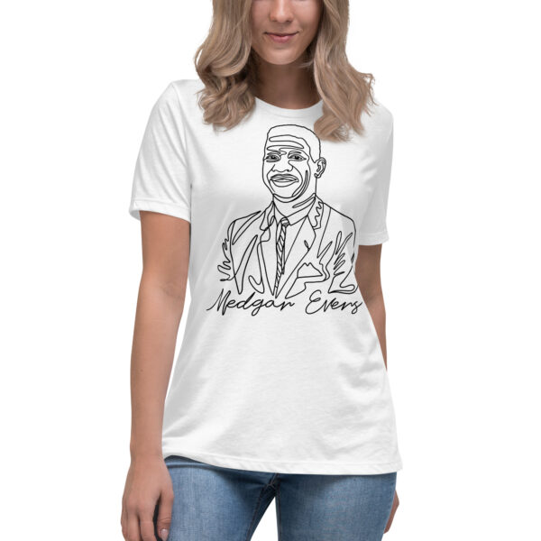 Medgar Evers: Relaxed T-Shirt - Black Logo - Image 15