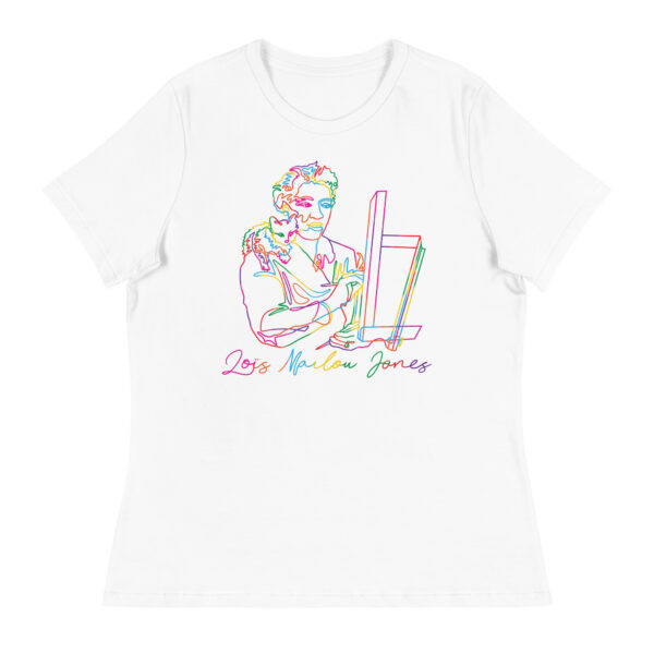 Loïs Mailou Jones: Relaxed T-Shirt - Colorful Logo - Image 2