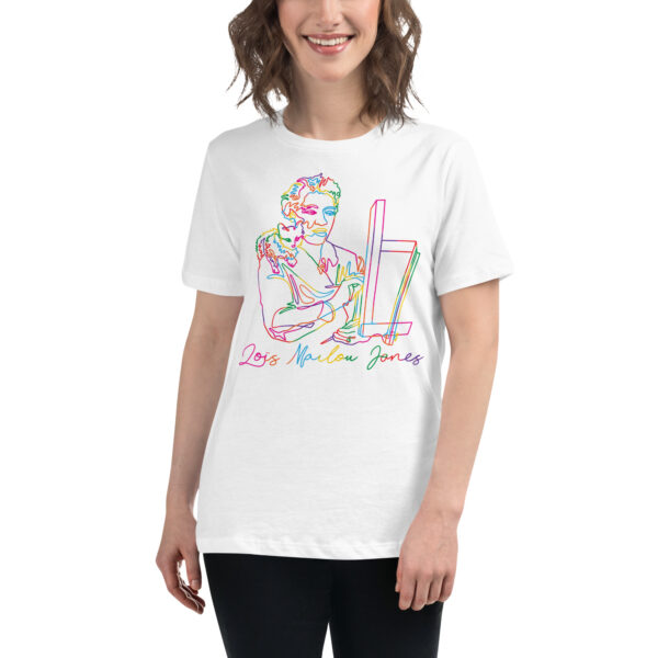 Loïs Mailou Jones: Relaxed T-Shirt - Colorful Logo - Image 9